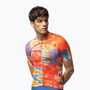 Férfi kerékpáros mez Alé Clorofilla orange combo (Clorofilla L26077814) kép