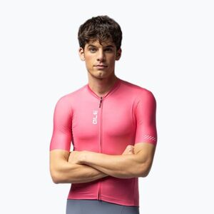 Férfi kerékpáros mez Alé Color Block flamingo pink (Color Block L25045858) kép