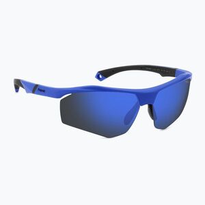 Napszemüveg Polaroid PLD 7055/S matte blue/blue mirror polarized high contrast (PLD 7055/S 207374FLL68QG) kép