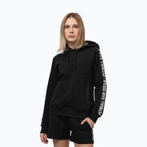 Női pulóver Pitbull Explory Tape Hooded black (Explory Tape Hooded 176001900000) kép