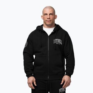 Férfi pulóver Pitbull Badger Hooded Zip black (Badger Hooded Zip 136030900001) kép