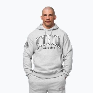 Férfi pulóver Pitbull Badger Hooded grey/melange (Badger Hooded 126030121001) kép
