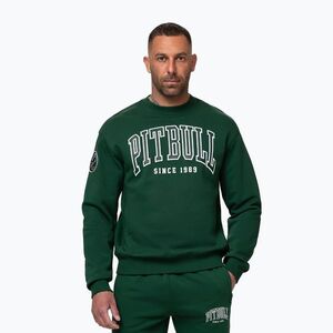 Férfi pulóver Pitbull Badger Crewneck hunter/green (Badger Crewneck 116091321001) kép
