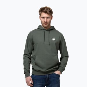 Férfi pulóver Pitbull Nugget Small Logo Hooded sage green (Nugget Small Logo 125062382001) kép