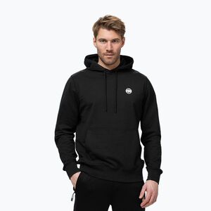 Férfi pulóver Pitbull Nugget Small Logo Hooded black (Nugget Small Logo 125062900001) kép
