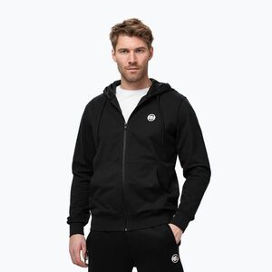 Férfi pulóver Pitbull Nugget Small Logo Hooded Zip black (Nugget Small Logo 135061900001) kép