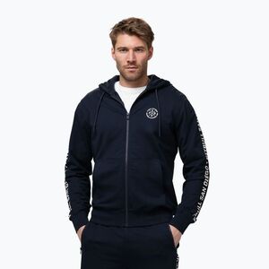 Férfi pulóver Pitbull Tape Parker Hooded Zip dark navy (Tape Parker Hooded Zip 136090590001) kép