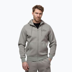 Férfi pulóver Pitbull Sampson Hooded Zip Sweatshirt grey/harbour (Sampson Hooded Zip Sweatshirt 135041130001) kép