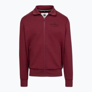 Férfi pulóver Pitbull Sampson Zip burgundy (Sampson Zip 146092460001) kép