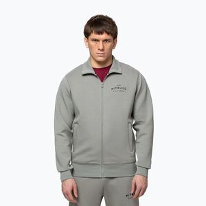 Férfi pulóver Pitbull Sampson Zip grey/harbour (Sampson Zip 146092130001) kép