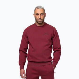 Férfi pulóver Pitbull Sampson Crewneck Sweatshirt burgundy (Sampson Crewneck Sweatshirt 115041460001) kép