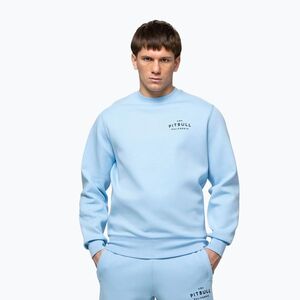 Férfi pulóver Pitbull Sampson Crewneck Sweatshirt sky blue (Sampson Crewneck Sweatshirt 115041530001) kép