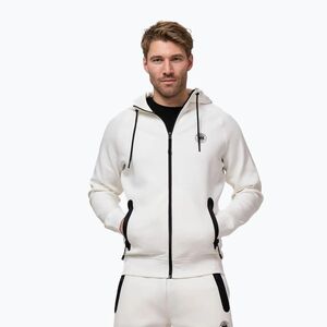 Férfi pulóver Pitbull Dogwood Hooded Zip Sweatshirt off white (Dogwood Hooded Zip Sweatshirt 135040000201) kép