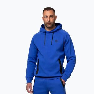Férfi pulóver Pitbull Dogwood Hooded Sweatshirt imperial blue (Dogwood Hooded Sweatshirt 125040553001) kép