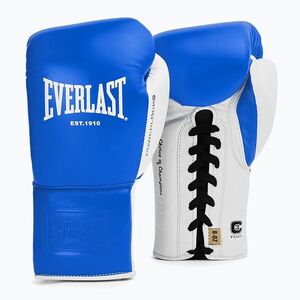 Boxkesztyű Everlast Powerlock OG Pro Fight blue/white (Powerlock OG Pro Fight EV4010PFG-BLU) kép