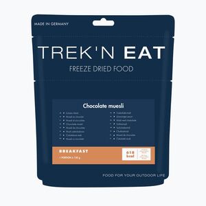Fagyasztva szárított élelmiszer Trek'n Eat Whole grain muesli with chocolate 150 g (Musli pełnoziarniste z czekoladą 30101012) kép