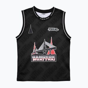Férfi edzőpóló YOKKAO Basket Bridge Tank Top black (Basket Bridge Tank Top NBAT-BRD-1) kép