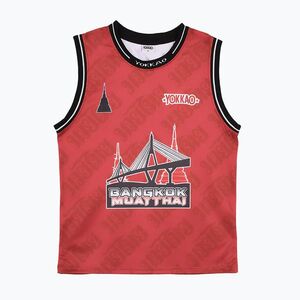 Férfi edzőpóló YOKKAO Basket Bridge Tank Top red (Basket Bridge Tank Top NBAT-BRD-2) kép