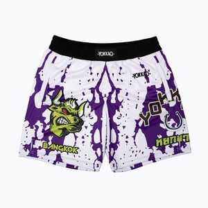 Férfi edzőshort YOKKAO Angry Bull Workout white (Angry Bull Workout TYS-ANG-4) kép