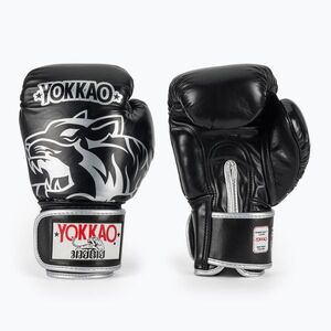 Boxkesztyű YOKKAO Original Boxing Gloves absolute black (Original Boxing Gloves FYGL-90-1) kép