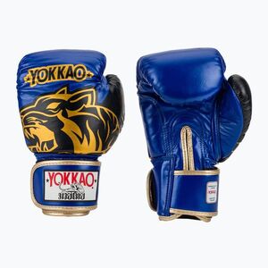 Boxkesztyű YOKKAO Original Boxing Gloves electric blue (Original Boxing Gloves FYGL-90-3) kép