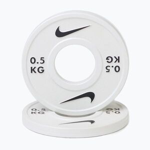 Terhelés Nike Strength Change Plates 2 x 0, 5 kg white/black (Change Plates PCAK-0150) kép
