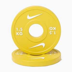 Terhelés Nike Strength Change Plates 2 x 1, 5 kg yellow/white (Change Plates PCAK-4051) kép