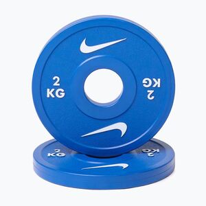 Terhelés Nike Strength Change Plates 2 x 2 kg blue/white (Change Plates PCAK-6002) kép