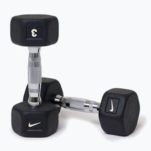 Súlyzók Nike Strength Hex Dumbbell 2 x 3 kg black/white (Hex Dumbbell DRDK-1003) kép