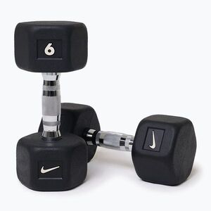 Súlyzók Nike Strength Hex Dumbbell 2 x 6 kg black/white (Hex Dumbbell DRDK-1006) kép