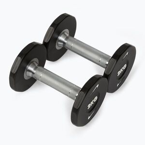 Súlyzók Nike Strength Pro Urethane Dumbbell 2 x 2 kg black/white (Pro Urethane Dumbbel DRCK-1002) kép