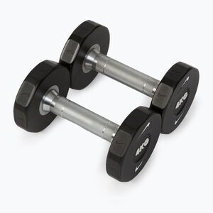Súlyzók Nike Strength Pro Urethane Dumbbell 2 x 4 kg black/white (Pro Urethane Dumbbel DRCK-1004) kép