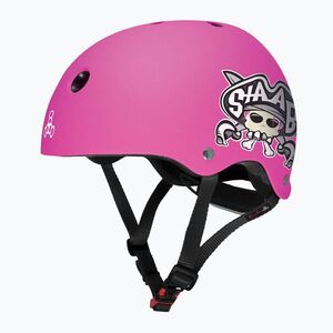Gyermek sisak Triple Eight Youth Lil 8 Staab neon pink (Youth Lil 8 Staab 3931) kép