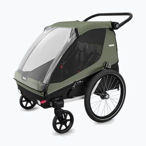 Kerékpár utánfutó Thule Courier vintage green (Courier 10102002) kép