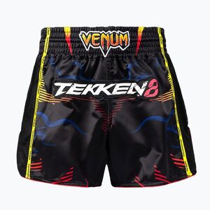 Férfi edzőshort Venum x TEKKEN 8 Yoshimitsu Muay Thai black/orange (Yoshimitsu Muay Thai VENUM-06214-112) kép