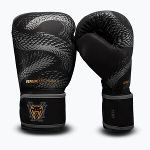 Boxkesztyű Venum Matupa Boxing black/grey/gold (Matupa Boxing VENUM-06075-659) kép