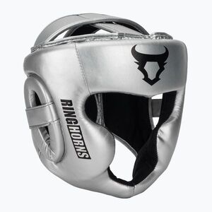 Bokszisak Venum Ringhorns Charger Headgear silver/black (Ringhorns Charger Headgear RH-00053-451) kép