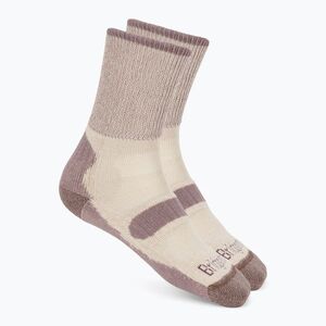 Női túrazokni Bridgedale Hike Lightweight Cotton Comfort Boot sand (Hike Lightweight Cotton Comfort Boot 710 616) kép