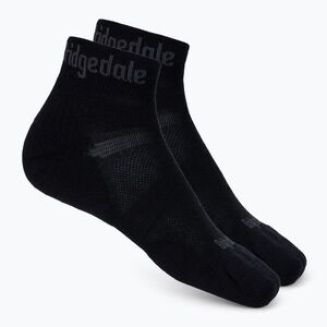 Férfi trekkingzokni Bridgedale Hike Ultralight Performance Ankle black/grey (Hike Ultralight Performance Ankle 710 397) kép