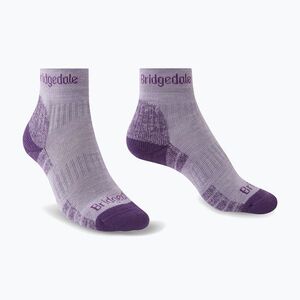 Női zokni Bridgedale Hike Lightweight Performance Ankle heather/damson (Hike Lightweight Performance Ankle 710 396) kép