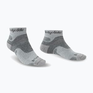 Férfi trekkingzokni Bridgedale Hike Midweight Performance Ankle silver/black (Hike Midweight Performance Ankle 710 404) kép