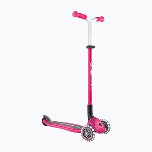 Gyermek háromkerekű roller Globber Master Lights fuchsia (Master Lights 663-110) kép