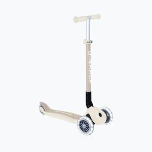 Gyermek háromkerekű roller Globber Junior Primo Foldable Lights Eco coconut (Junior Primo Foldable Lights Eco 696-566) kép