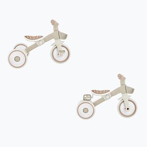 Háromkerekű futóbicikli Globber Learning Trike 2w1 Plus Ecologic coconut (Learning Trike 2W1 Plus Ecologic 737-466) kép