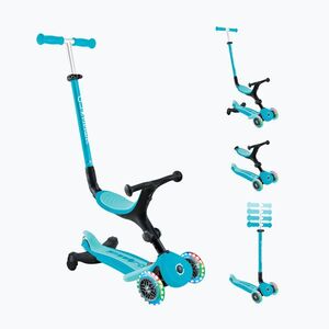 Gyermek háromkerekű roller Globber Go.Up Active Lights 360 aqua (Go.Up Active Ecologic Lights 749-300) kép