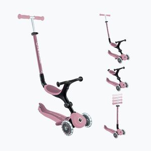 Gyermek háromkerekű roller Globber Go.Up Active Ecologic Lights berry (Go.Up Active Ecologic Lights 745-510) kép