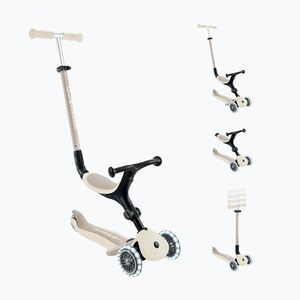 Gyermek háromkerekű roller Globber Go.Up Active Ecologic Lights coconut (Go.Up Active Ecologic Lights 745-566) kép
