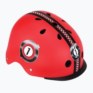 Gyermek sisak Globber Elite Lights new red racing (Elite Lights 507-102) kép