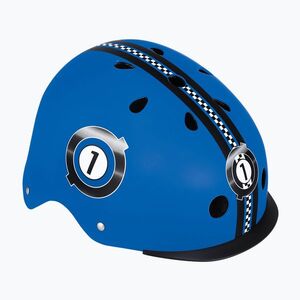 Gyermek sisak Globber Elite Lights navy blue racing (Elite Lights 507-100) kép