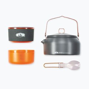 Túrakészlet edényekből GSI Outdoors Halulite Ketalist grey/orange (Halulite Ketalist 50264) kép